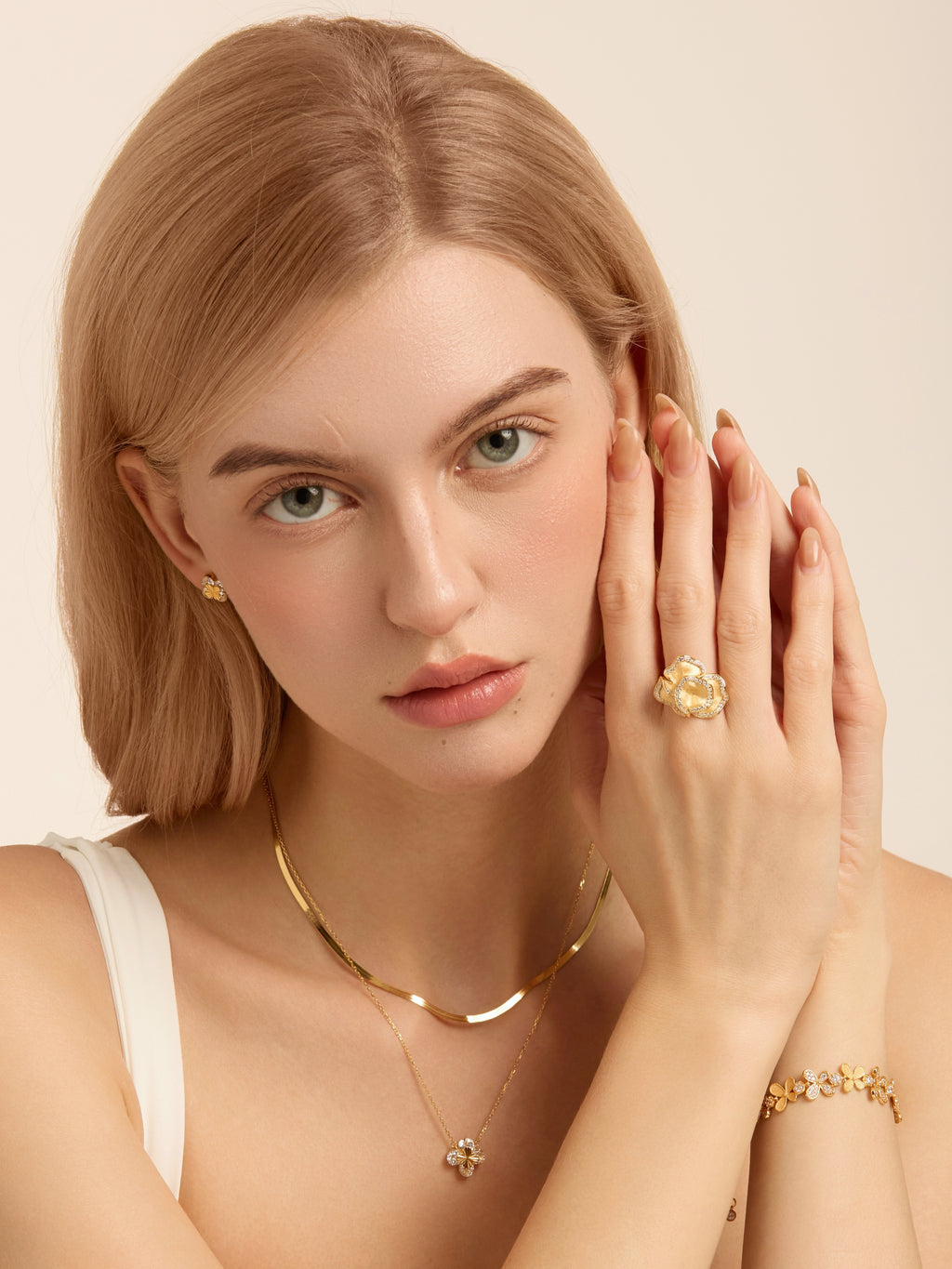 Eternal Rose Brushed Band Ring