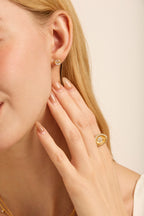 Spinning "Treasure Bowl" Diamond Ring