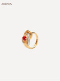 Horseshoe Knot Statement Ring