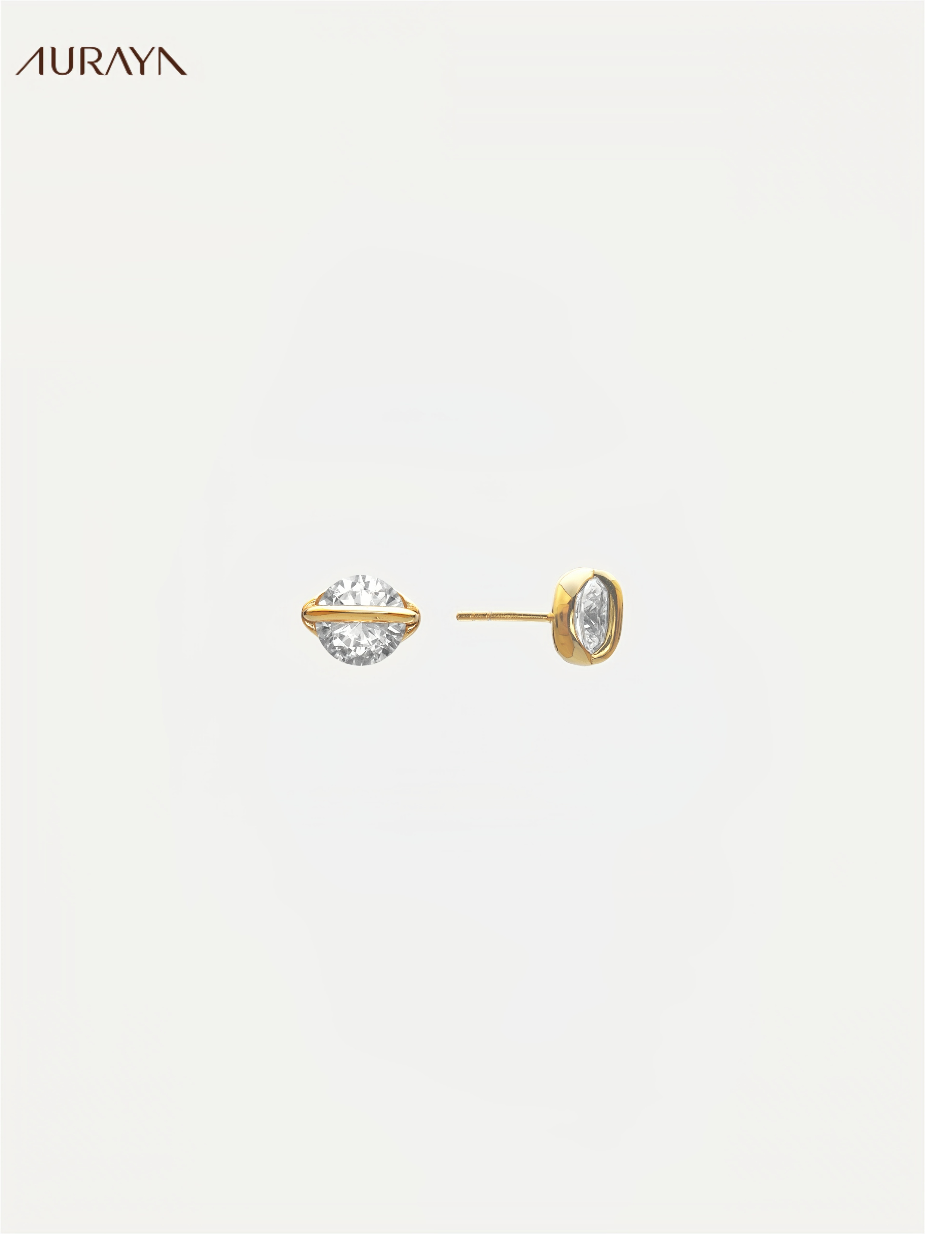 Radiant Stellar Halo Stud Earrings
