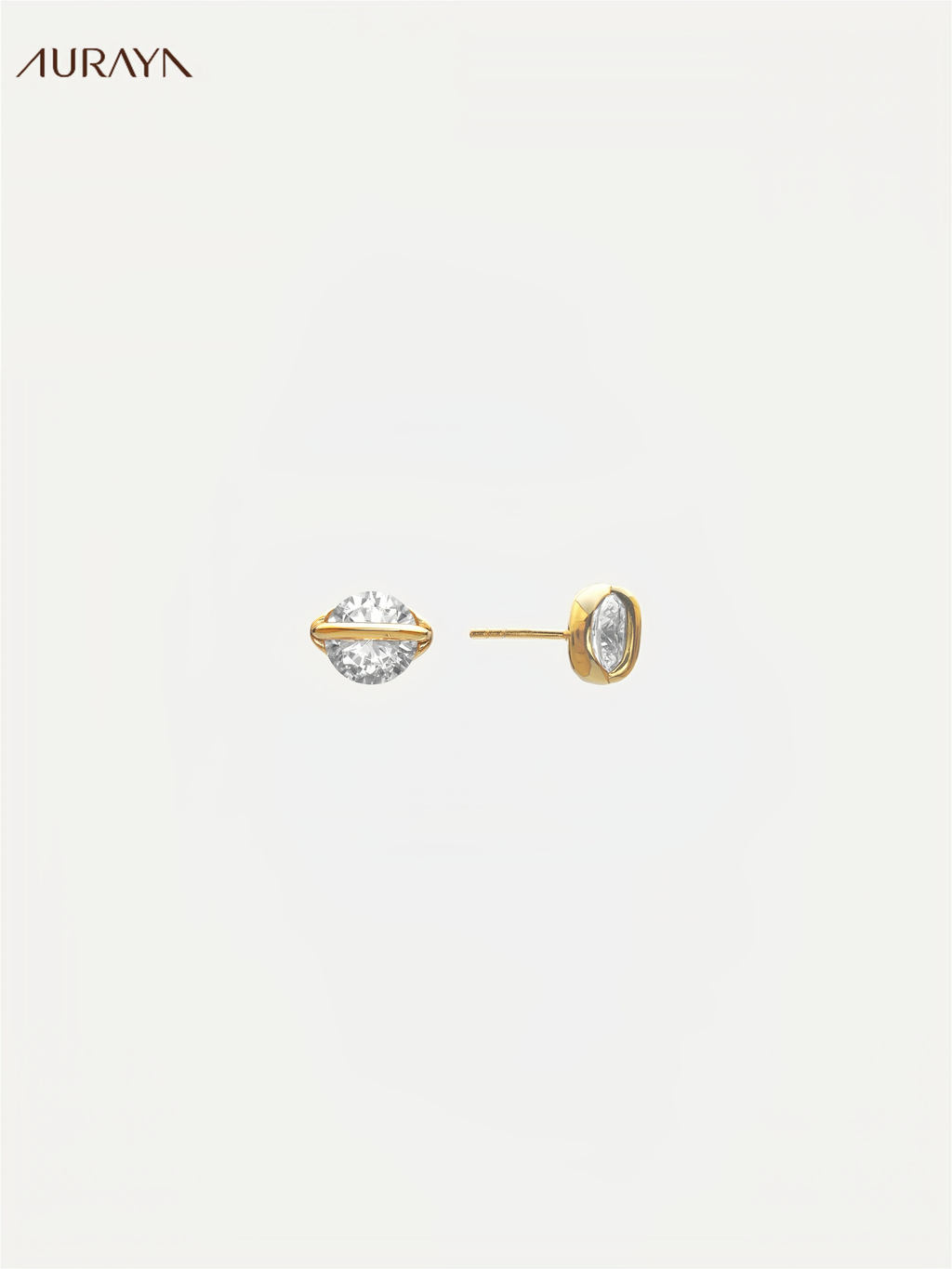 Radiant Stellar Halo Stud Earrings