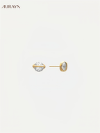 Radiant Stellar Halo Stud Earrings