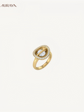Spinning "Treasure Bowl" Diamond Ring