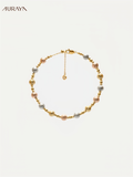 Tri-Tone Diamond-Cut Sphere Bracelet