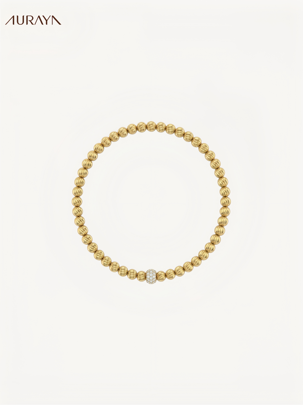 Cyclone Beaded Wide Stretch Bracelet