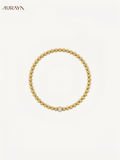 Cyclone Beaded Wide Stretch Bracelet