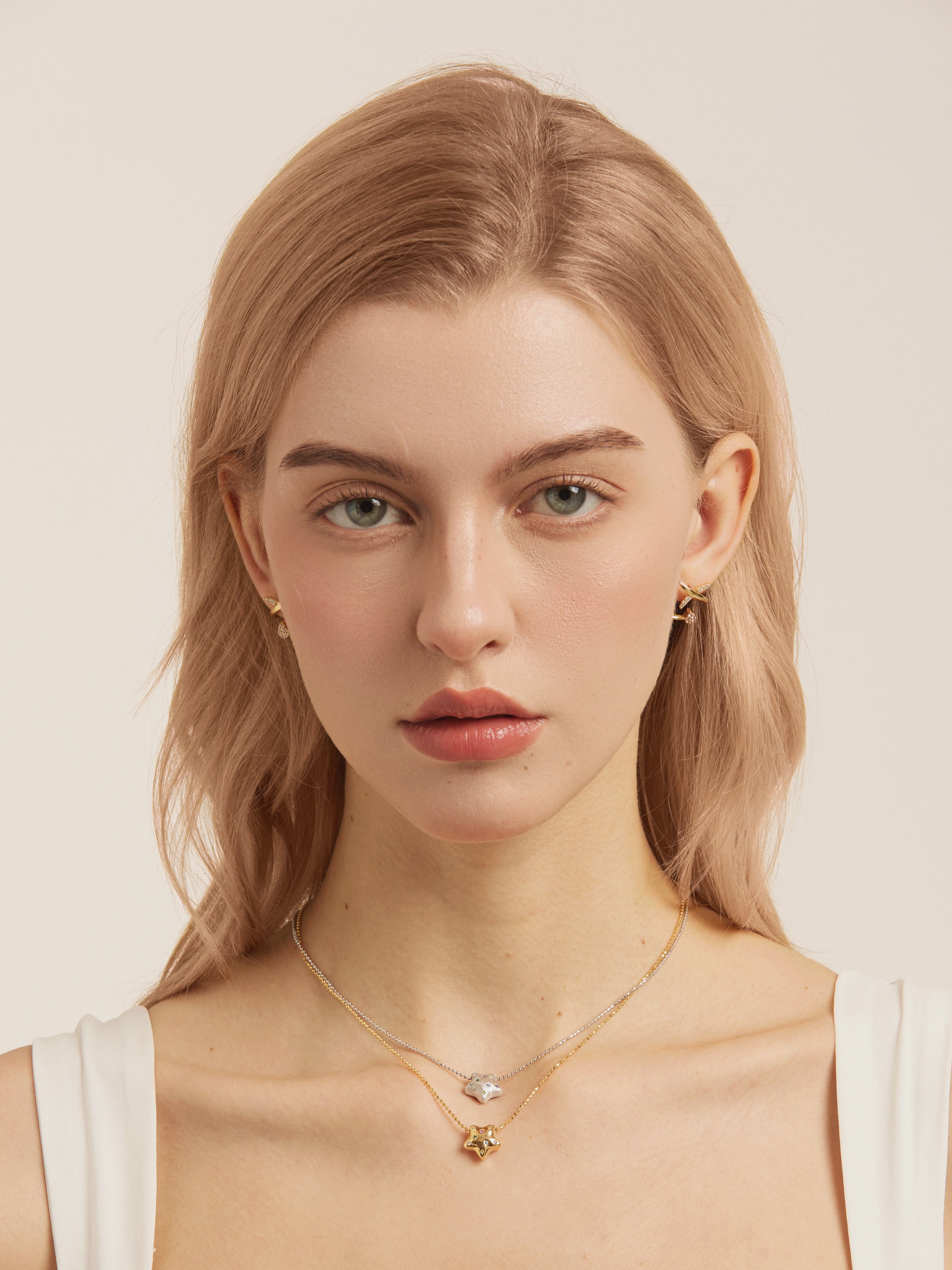 Origami Starlight Gold-Plated Necklace