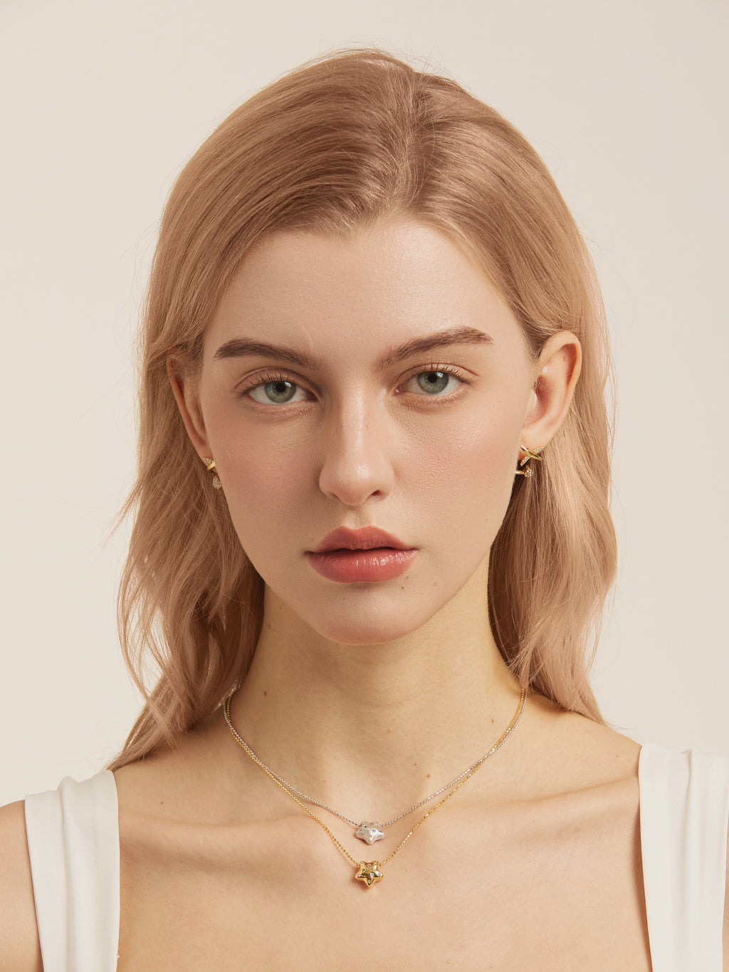 Origami Starlight Gold-Plated Necklace