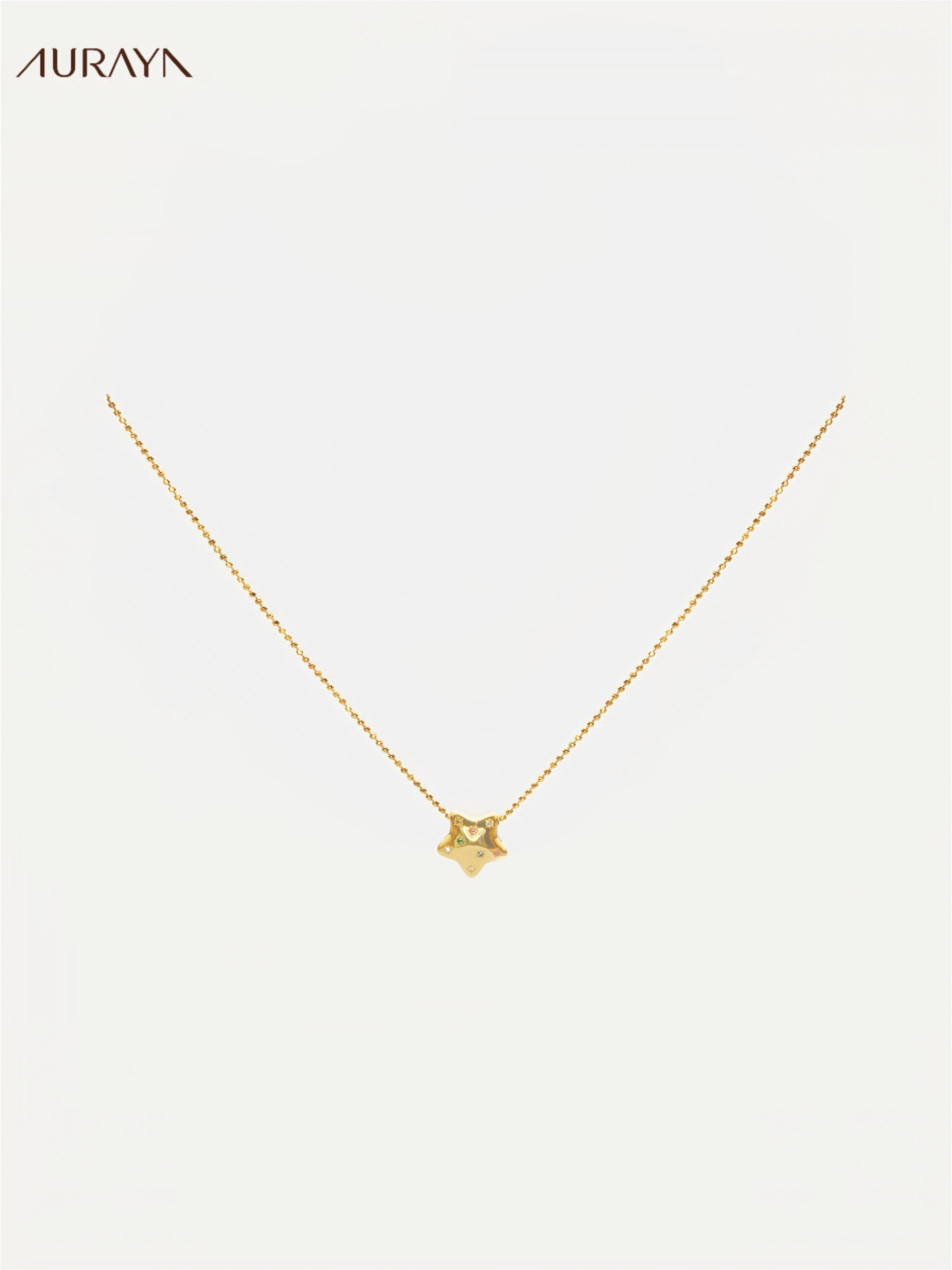 Origami Starlight Gold-Plated Necklace