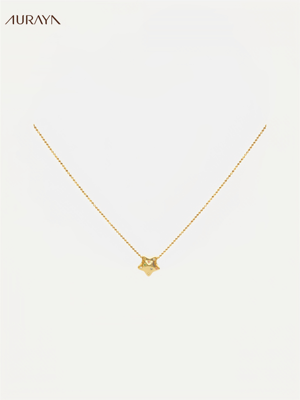 Origami Starlight Gold-Plated Necklace