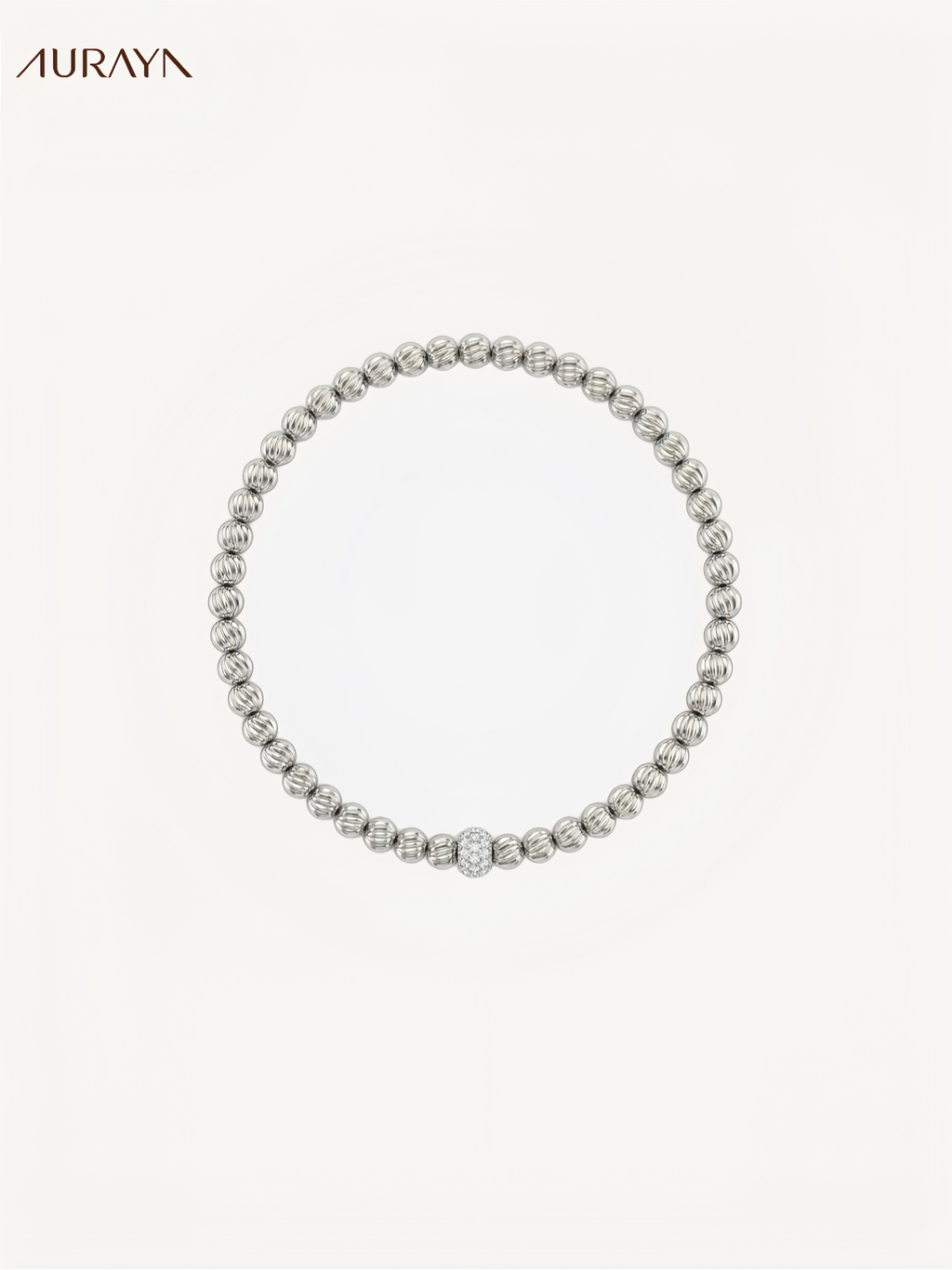 Cyclone Beaded Wide Stretch Bracelet
