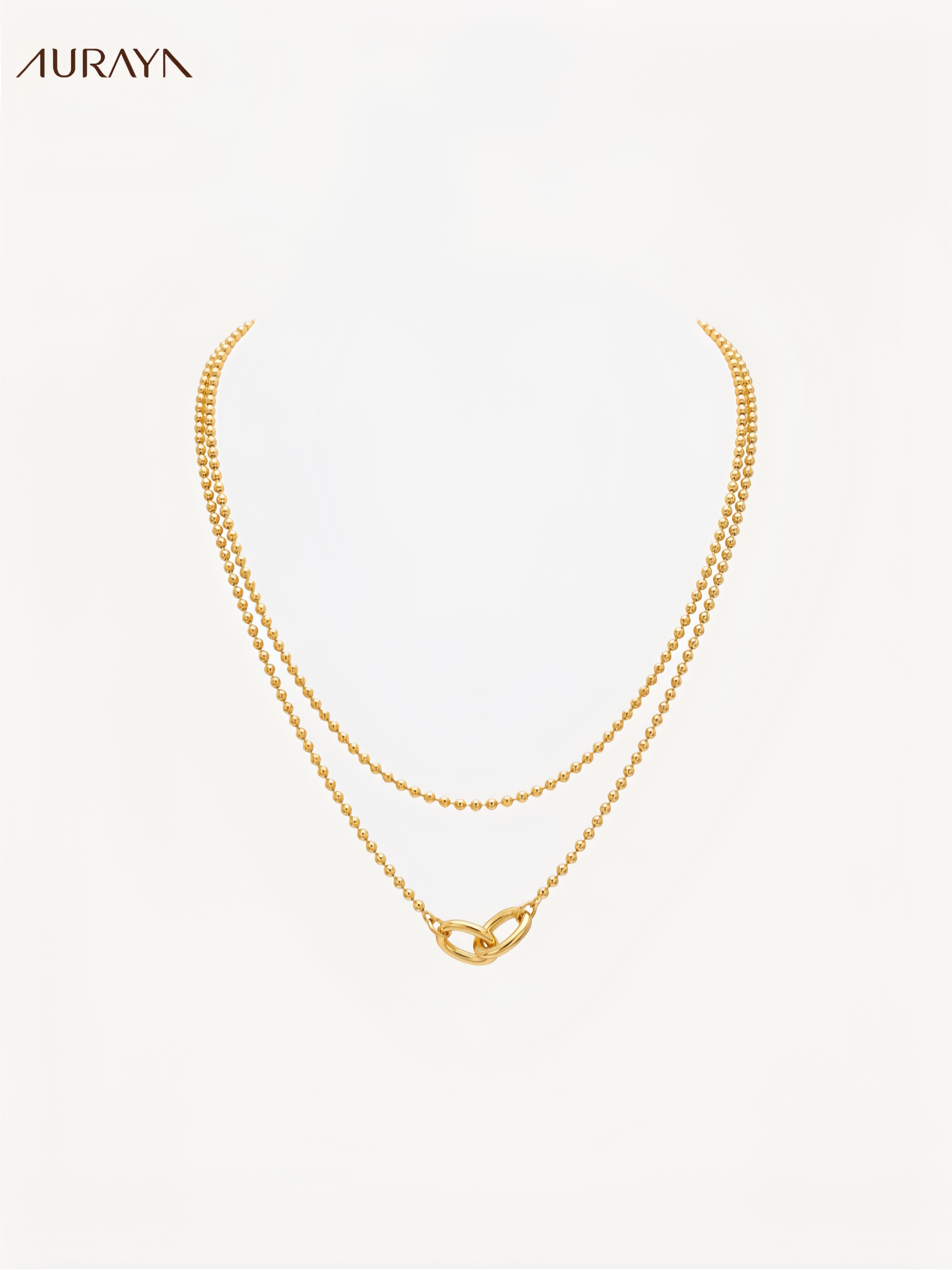 Radiant Diamond-Cut Orb Sweater Necklace