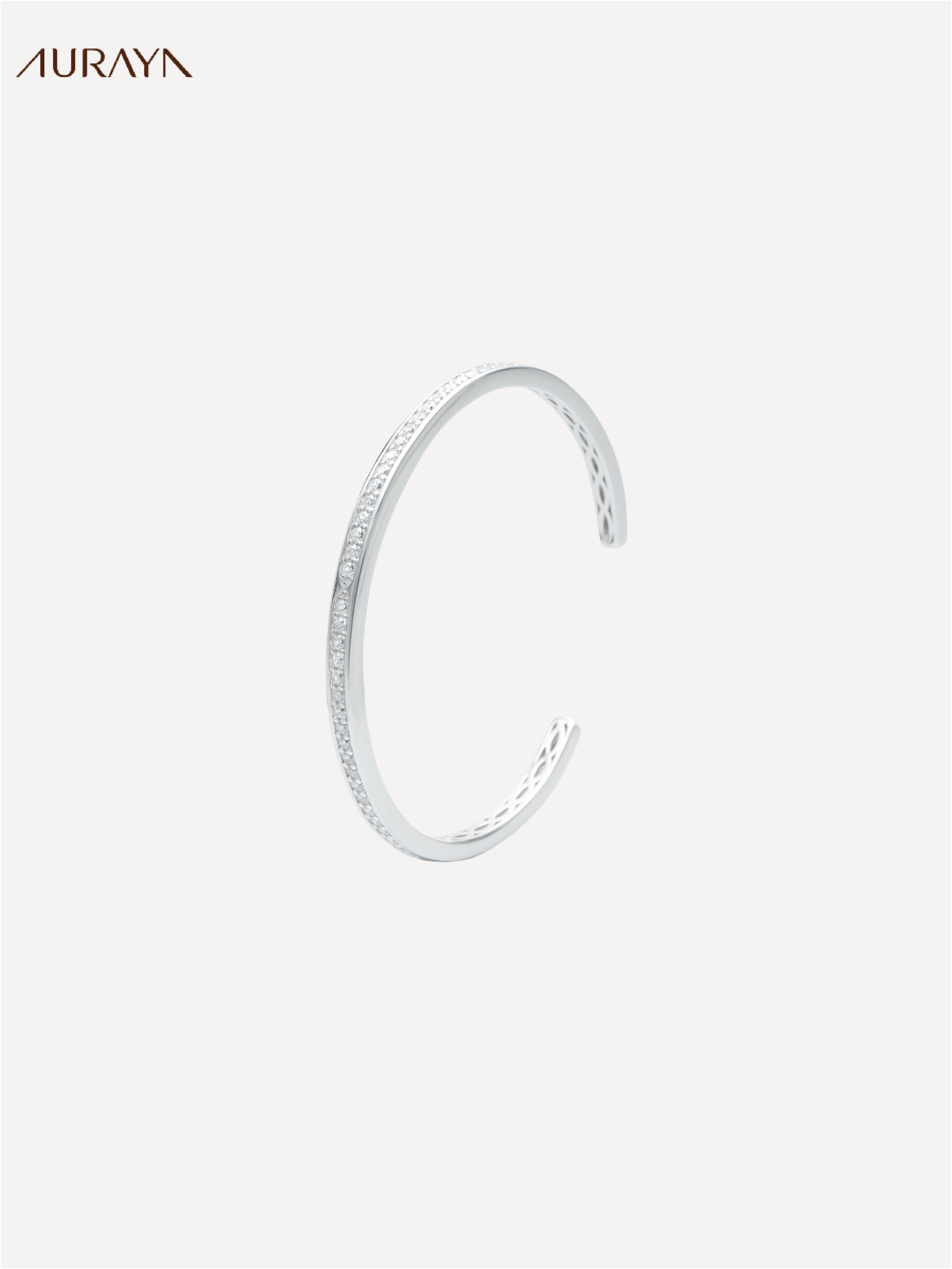 Pavé Diamond Cuff Bangle