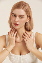 3-in-1 Infinite Stackable "Hamburger" Ring Set