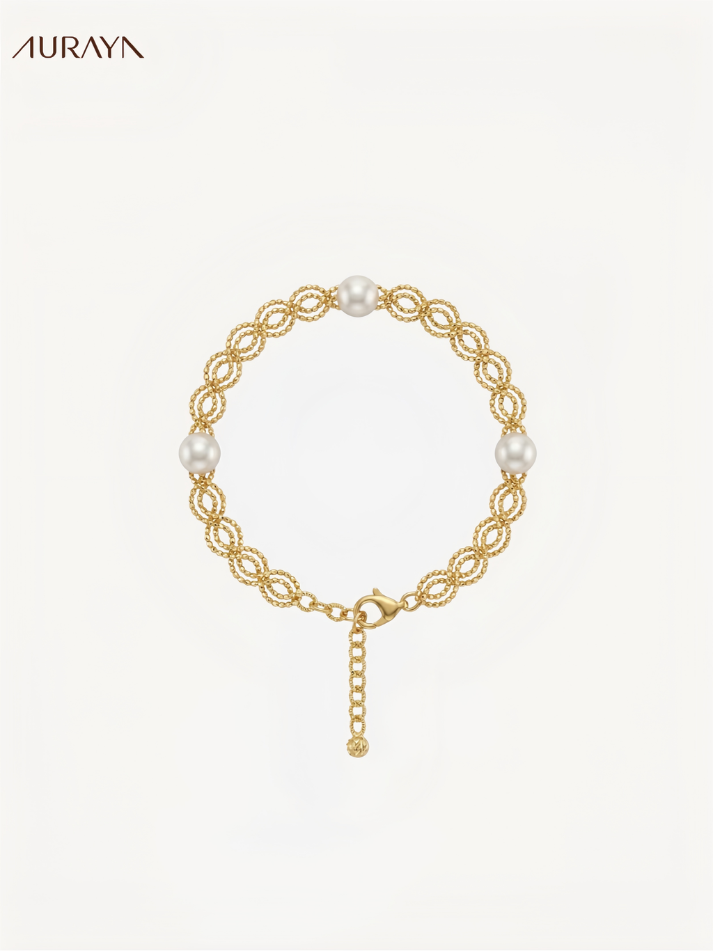Vintage Lace & Freshwater Pearl Bracelet