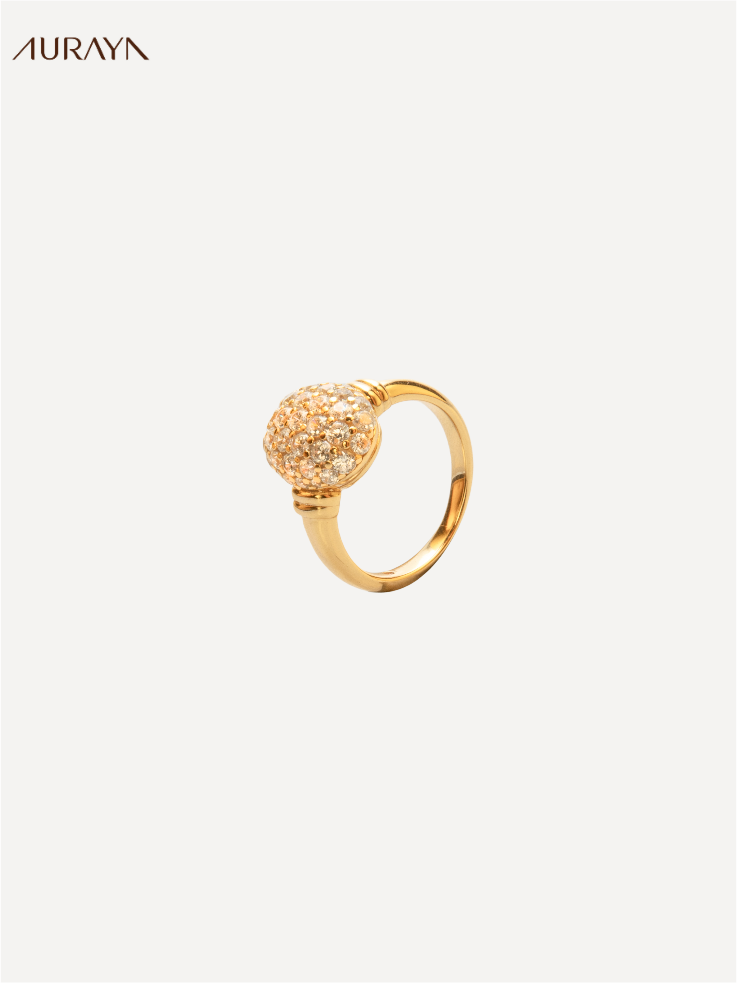 Grand Oval Halo Statement Ring