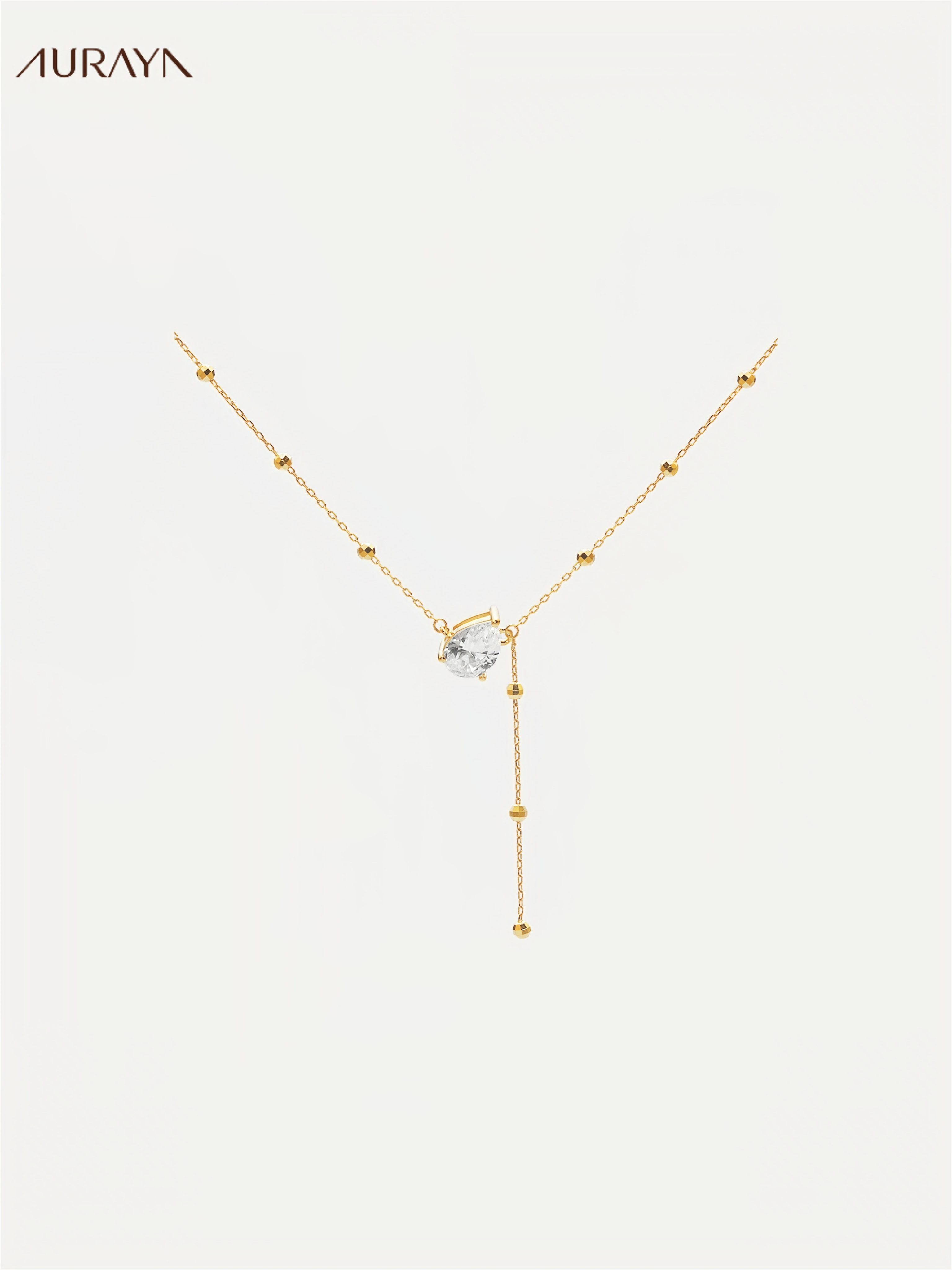 Rachel Single Diamond Y-Necklace